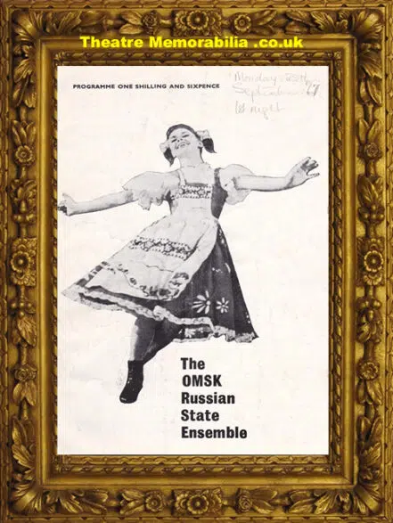 London Royal Albert Hall – OMSK Russian Ballet – 1967