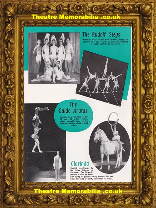 Olympia - Bertram Mills Circus 1958 - Plus Ticket