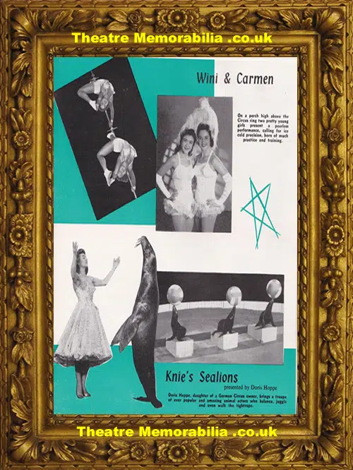 Olympia - Bertram Mills Circus 1958 - Plus Ticket