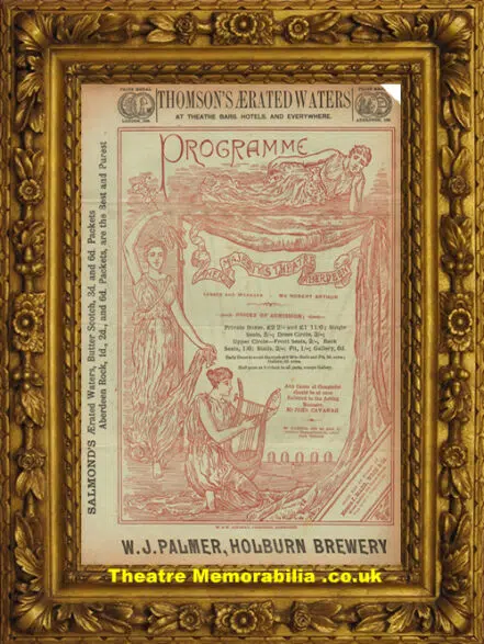Aberdeen Her Majesty’s Theatre – Crusoe The Cruiser – 1894
