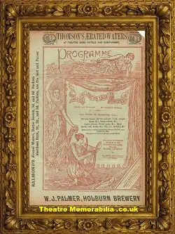 Aberdeen Her Majesty’s Theatre – Crusoe The Cruiser – 1894