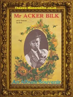 Acker Bilk Album Souvenir Programme – 1961