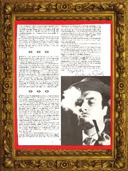Acker Bilk Autograph Picture – Clarinet Player