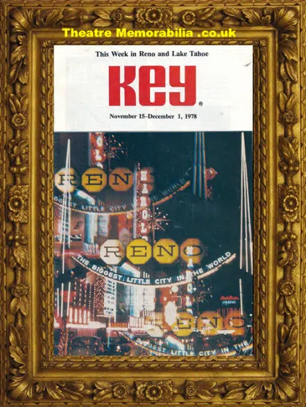 America Reno Lake Tahoe Key Programme – 1978 – USA