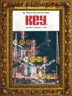 America Reno Lake Tahoe Key Programme – 1978 – USA
