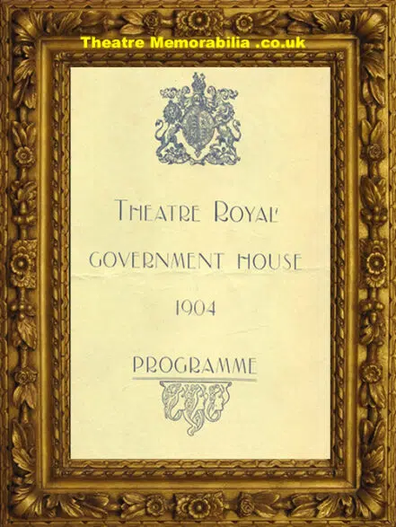 America Theatre Royal Government House – Blue Beard – 1904