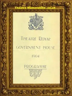 America Theatre Royal Government House – Blue Beard – 1904