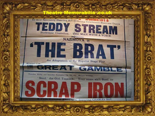 Apollo Theatre Royal Poster - Circa early 1900's
