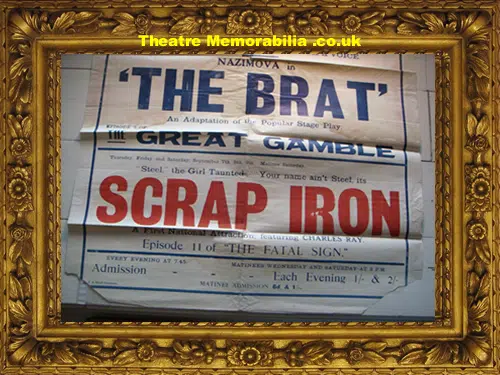 Apollo Theatre Royal Poster - Circa early 1900's