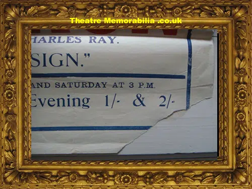 Apollo Theatre Royal Poster - Circa early 1900's