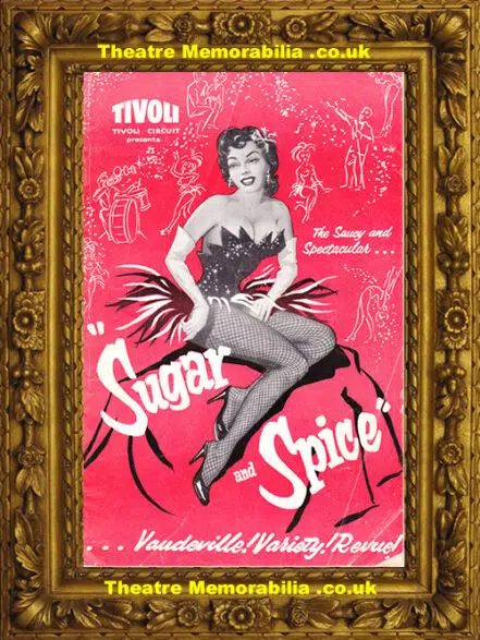 Australia Sydney Tivoli Theatre – Sugar and Spice – 1958
