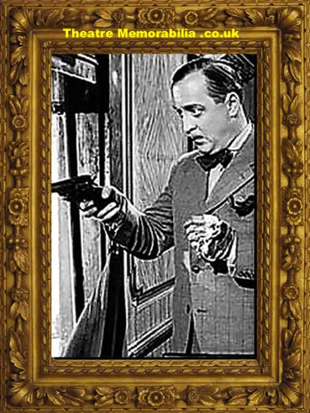 Basil Radford Autograph Signed Garrick Theatre 1942