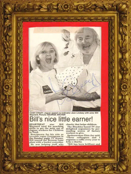 Bill Maynard Autograph Picture Claude Greengrass Selwyn Froggitt