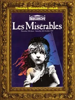 Birmingham Hippodrome Theatre – Les Miserables – 1997 + Flyer