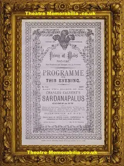 Birmingham Prince Of Wales Theatre – Lady Of Lyons – 1877