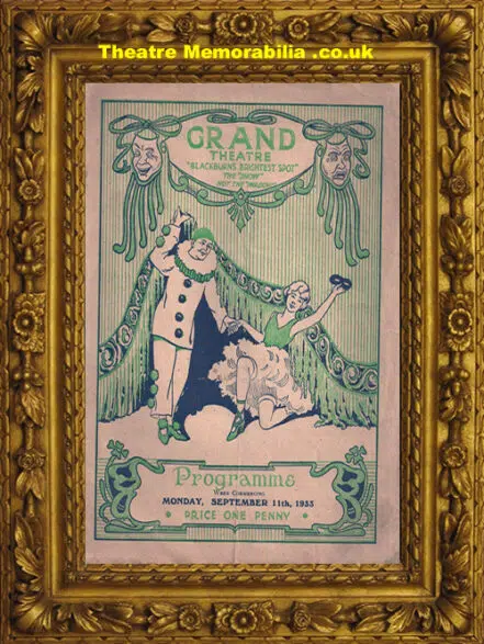 Blackburn Grand Theatre – Such Is Life – 1933
