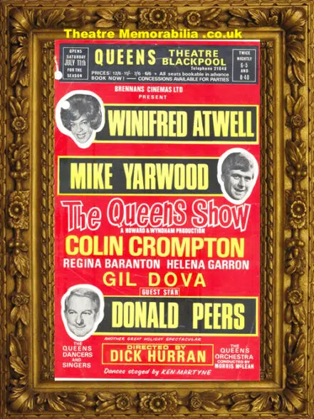 Blackpool Queens Theatre Flyer – Mike Yarwood – 1960’s