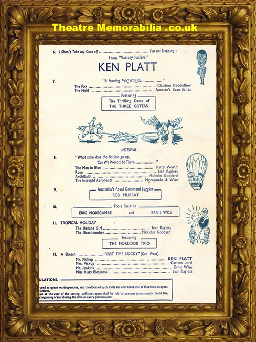 Blackpool Winter Gardens - Morecambe & Wise - 1953