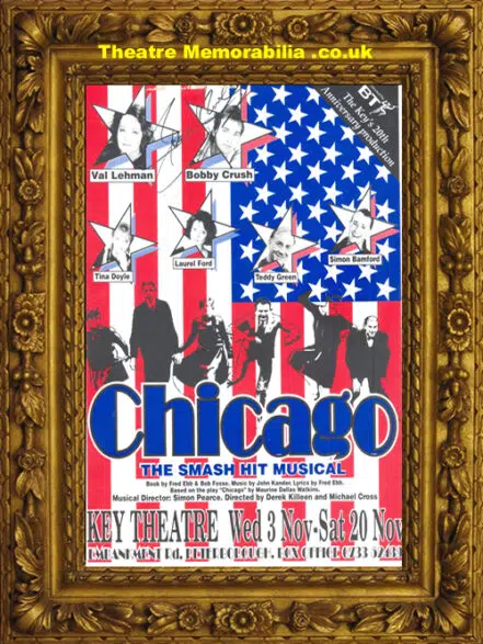 Bobby Crush Chicago Peterborough Autograph Signed Theatre Flyer