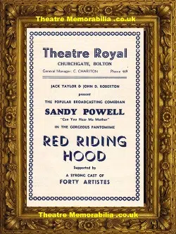 Bolton Theatre Royal – Red Riding Hood – 1936