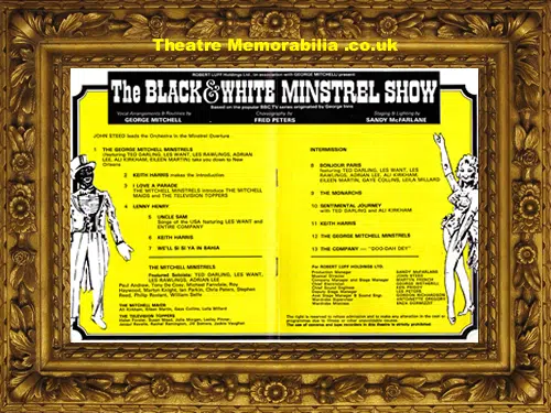 Bournemouth Pavilion Theatre - 1979 - Black White Minstrels