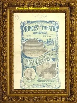 Bradford Prince’s Theatre – Florence Baines – 1917