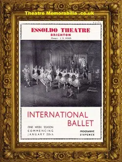 Brighton Essoldo Theatre – The Sleeping Princess Ballet – 1952