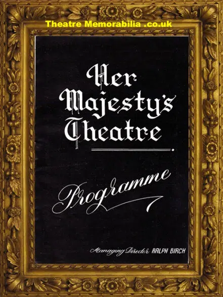 Brighton Her Majesty’s Theatre – Toad Of Toad Hall – 1953