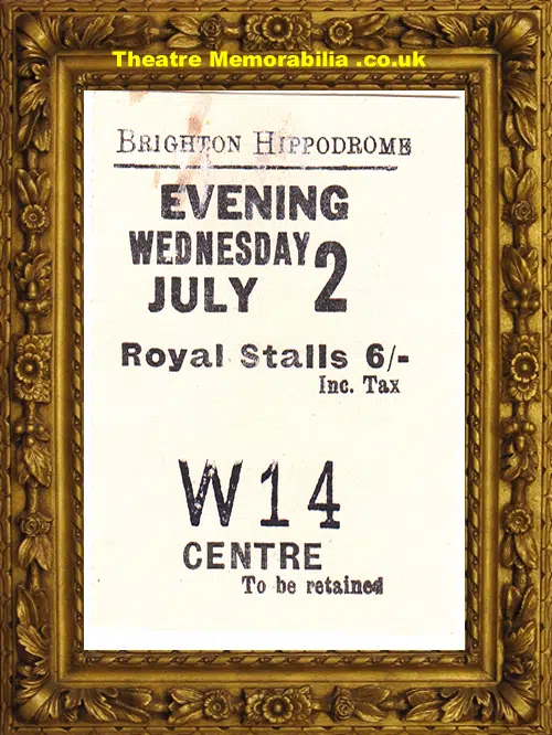 Brighton Hippodrome - Iolanthe - 1952
