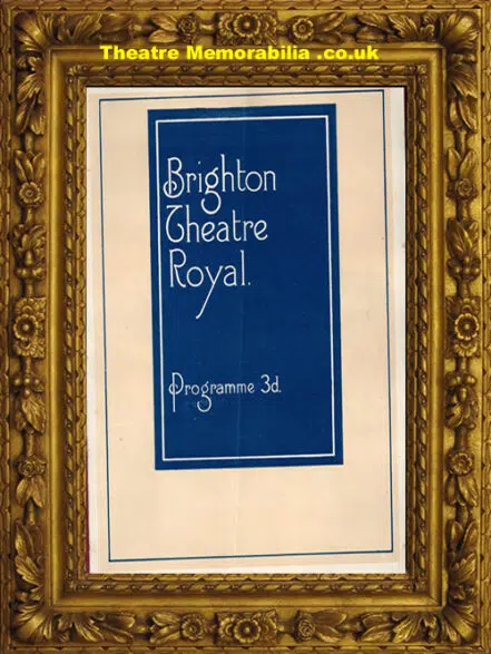 Brighton Theatre Royal – Escape – 1927