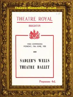 Brighton Theatre Royal – Sadler’s Wells Ballet – 1950