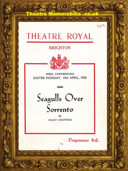Brighton Theatre Royal – Seagulls Over Sorrento – 1950