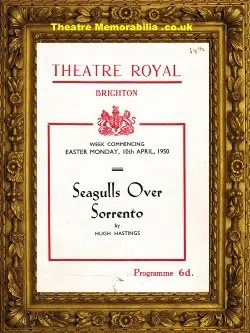 Brighton Theatre Royal – Seagulls Over Sorrento – 1950