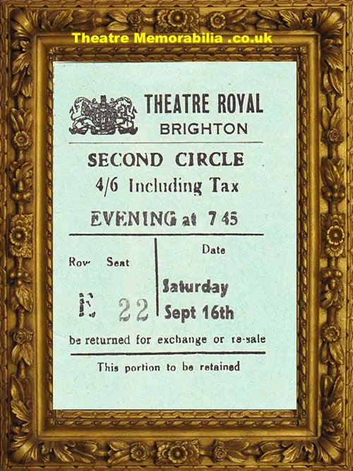 Brighton Theatre Royal - The Gondoliers Opera - 1950