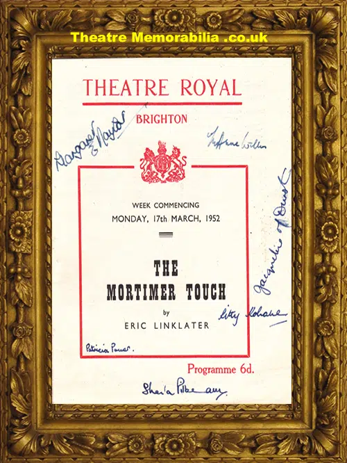Brighton Theatre Royal - The Mortimer Touch - 1952 + Extras