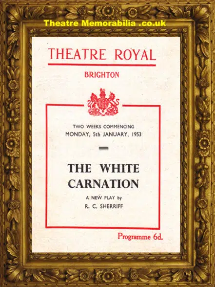 Brighton Theatre Royal – The White Carnation – 1953