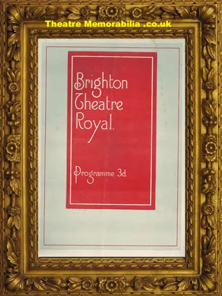 Brighton Theatre Royal – Virtue For Sale – 1930