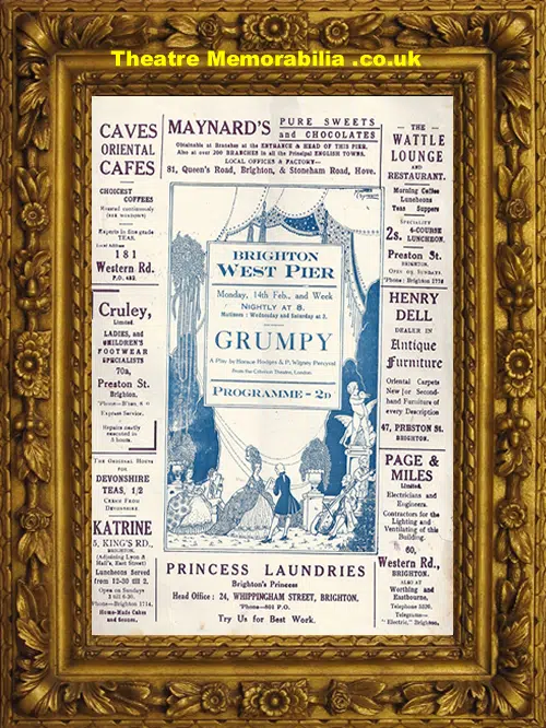 Brighton West Pier Theatre - Grumpy - 1920s