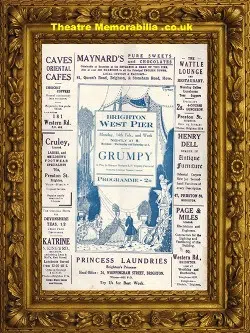 Brighton West Pier Theatre – Grumpy – 1920s