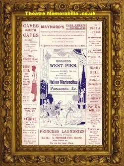 Brighton West Pier Theatre – Italian Marionettes – 1920s
