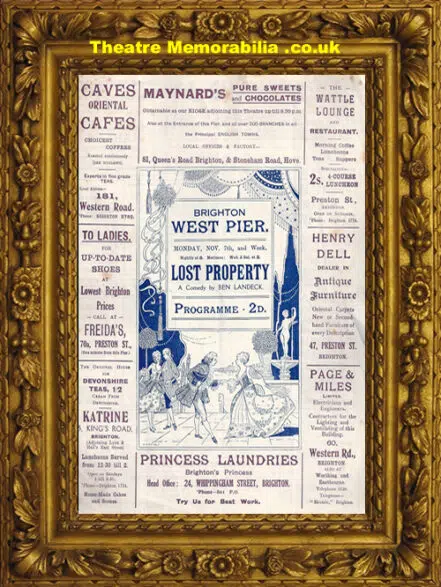 Brighton West Pier Theatre – Lost Property – 1920s