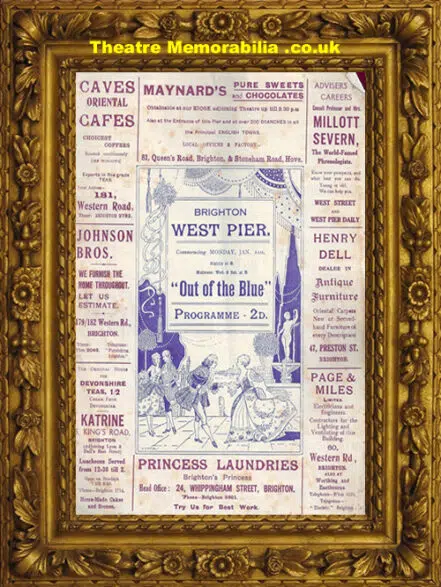 Brighton West Pier Theatre – Out Of The Blue – 1926