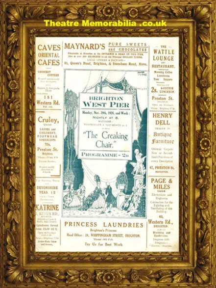 Brighton West Pier Theatre – The Creaking Chair – 1926