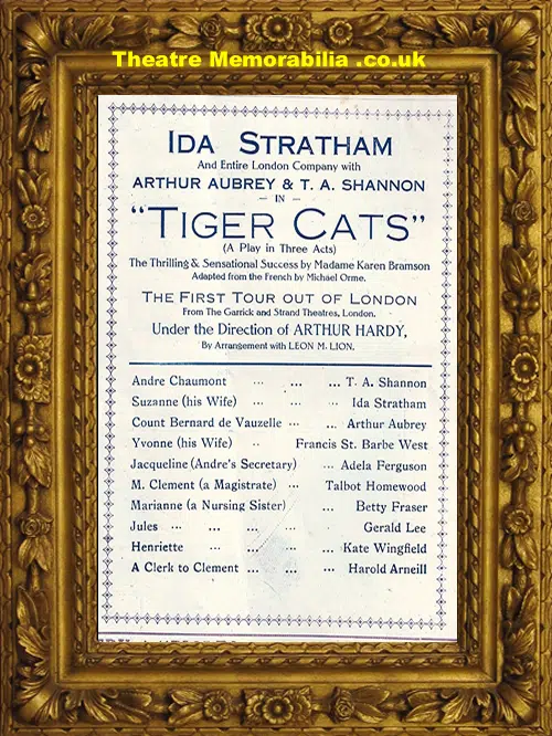 Brighton West Pier Theatre - Tiger Cats - 1920s