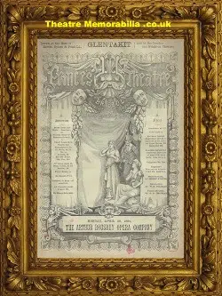 Bristol Prince’s Theatre – Cavalleria Rusticana Opera – 1894
