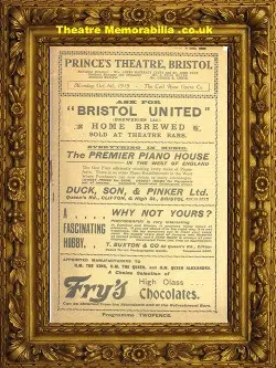 Bristol Princes’s Theatre – Tannhauser – 1919