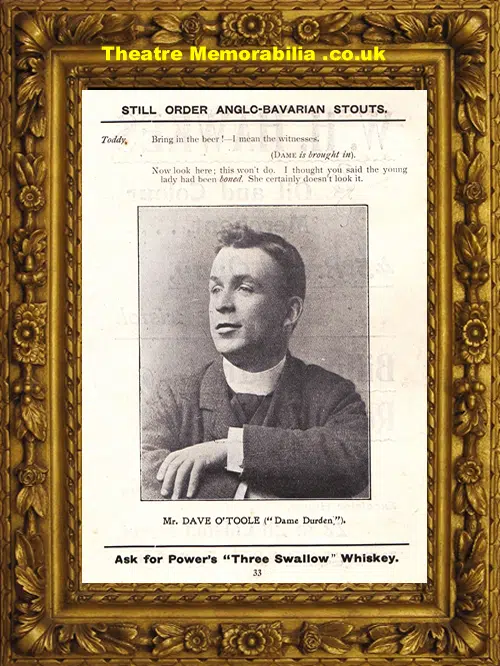 Bristol Theatre Royal - Goody Two Shoes - 1905 - David O'Toole
