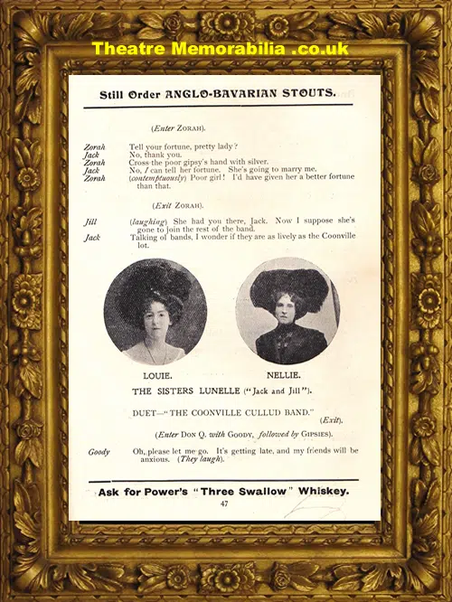 Bristol Theatre Royal - Goody Two Shoes - 1905 - David O'Toole