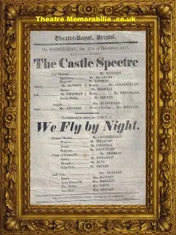 Bristol Theatre Royal – The Castle Spectre – 1817