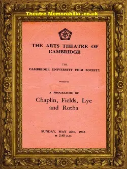 Cambridge Arts Theatre – Chaplin Fields Lye Rotha – 1943